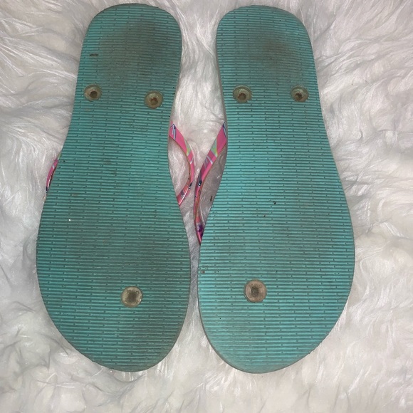 Vera Bradley Flip Flops 9-10 Sandals - Picture 7 of 8